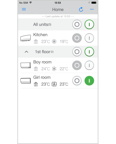 Daikin Online controller pre  klimatizácie (WIFI)