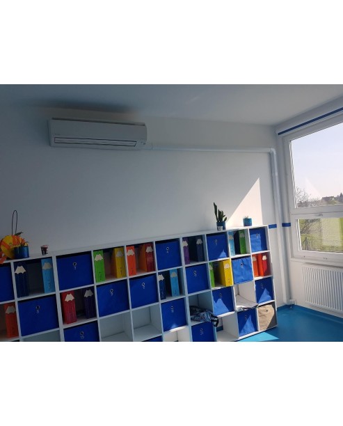 Realizácia klimatizácie - škola Mosty pri Bratislave