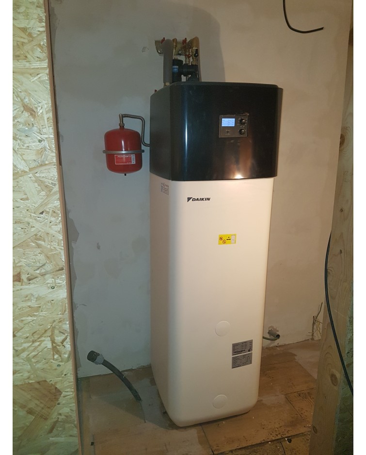 Realizácia tepelného čerpadla Daikin Compact - Necpaly