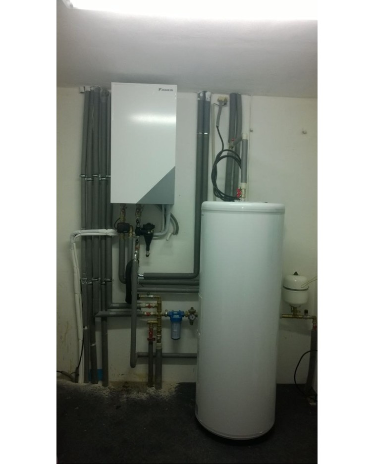Realizácia tepelného čerpadla Daikin - Dolný Kalník