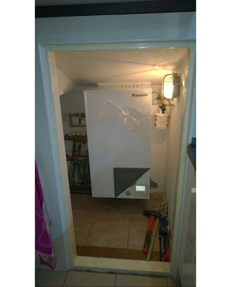 Realizácia tepelného čerpadka Daikin - Hatné