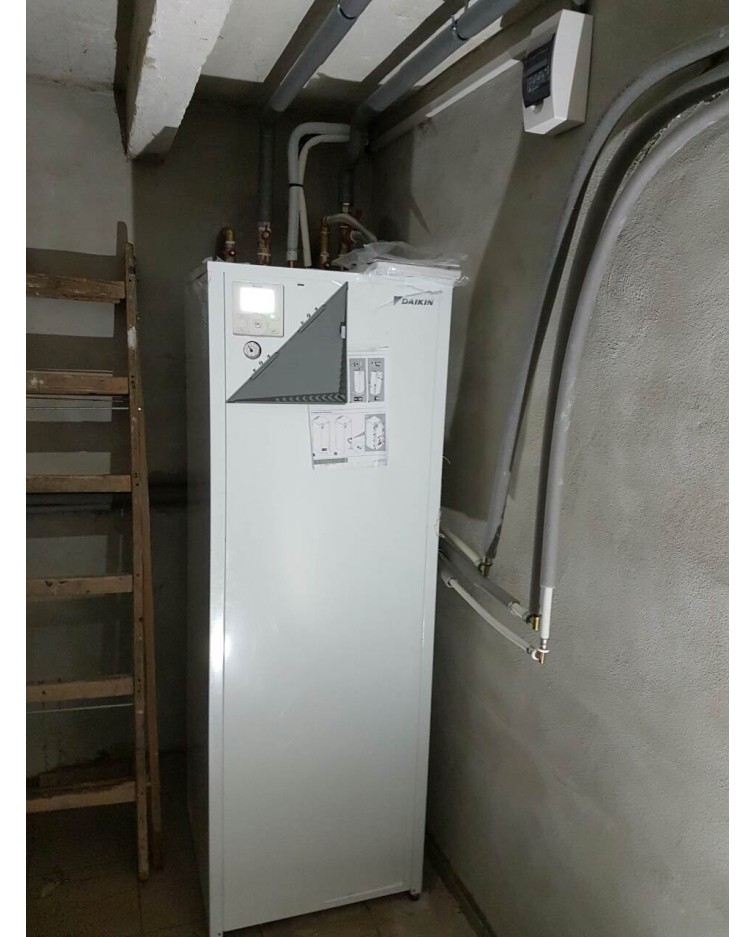 Realizácia podlahového vykurovania s tepelným čerpadlo Daikin - Sereď