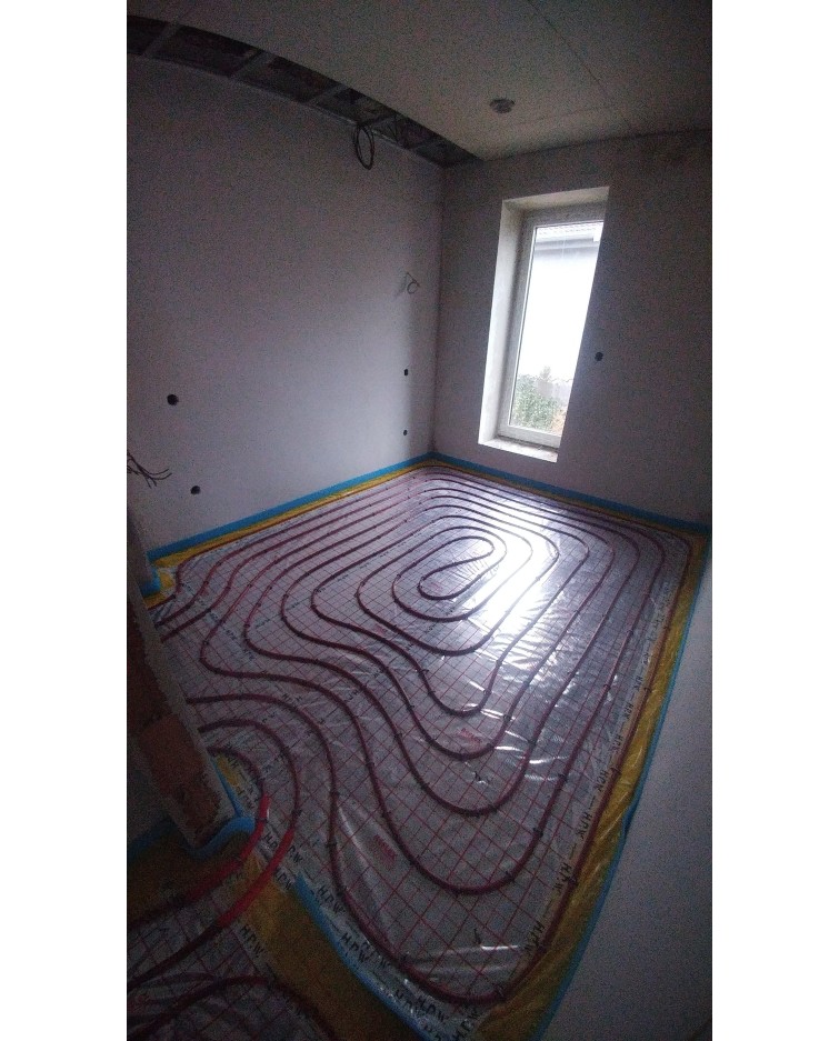 Realizácia podlahového vykurovania s tepelným čerpadlo Daikin - Sereď