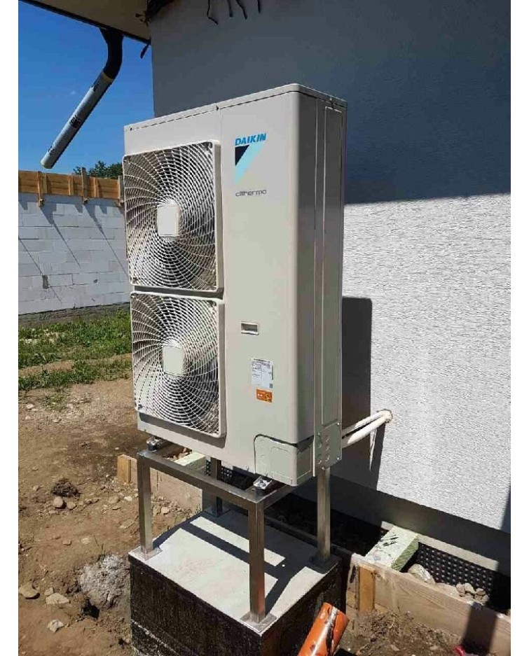 Realizácia tepelného čerpadla Daikin - Trebostovo