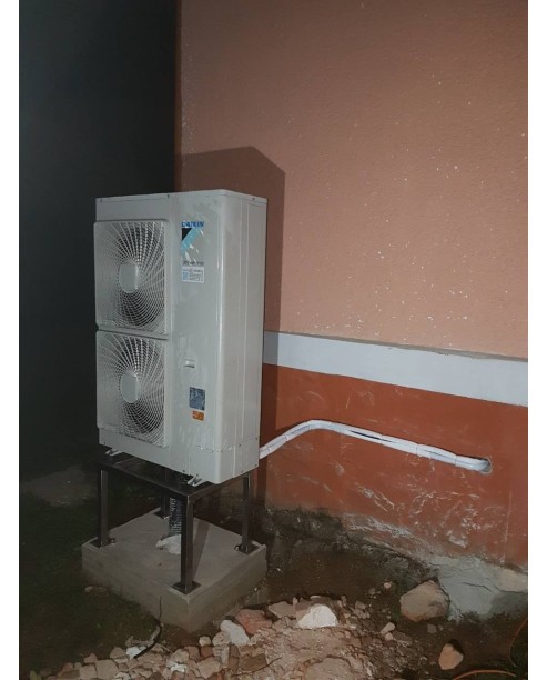 Realizácia tepelného čerpadla Daikin - Látky