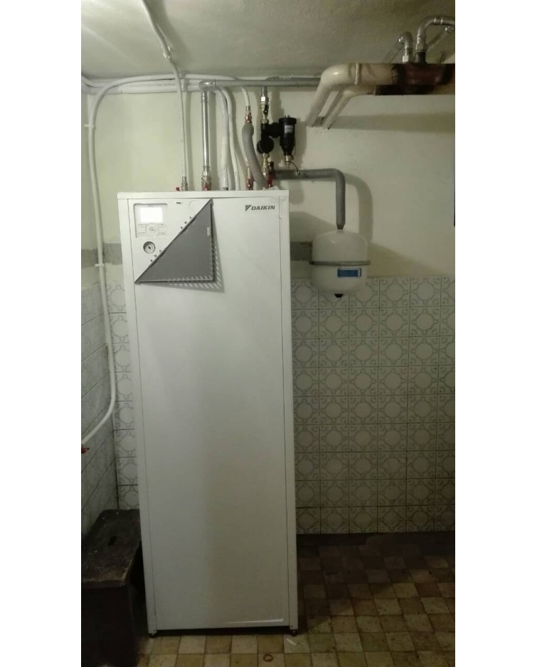 Realizácia tepelného čerpadla Daikin - Divina