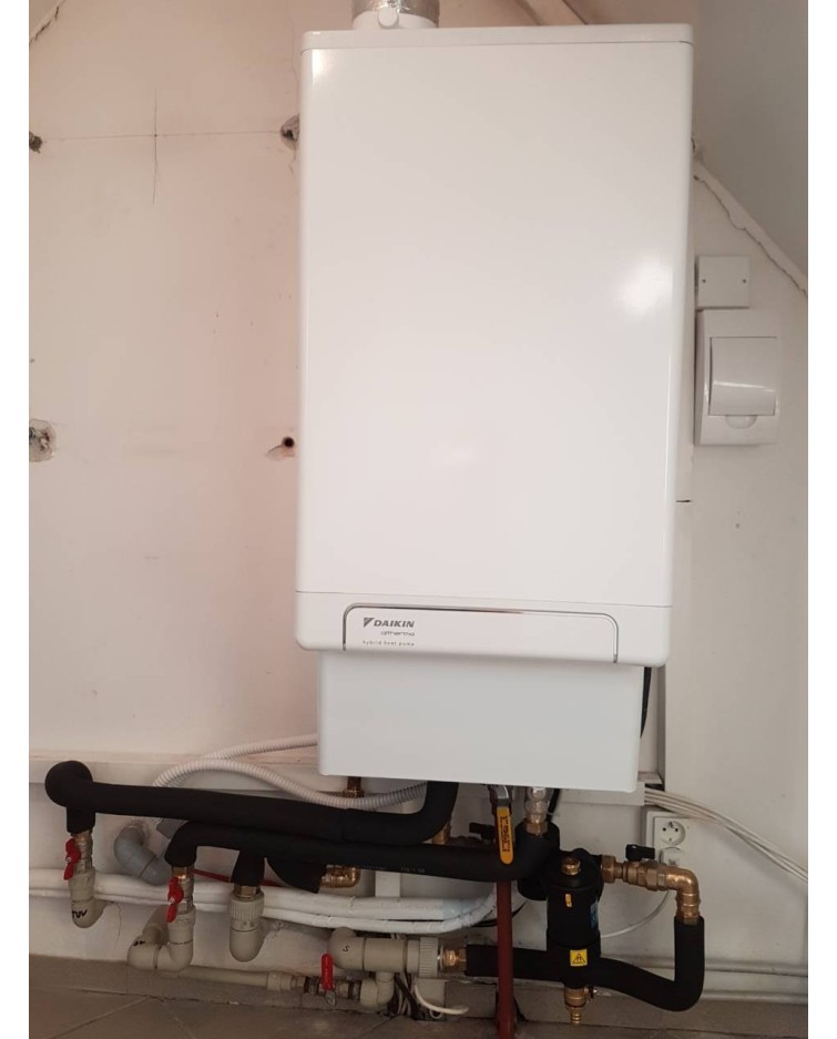 Realizácia hybridného tepelného čerpadla Daikin Hybrid - Skalka nad Váhom