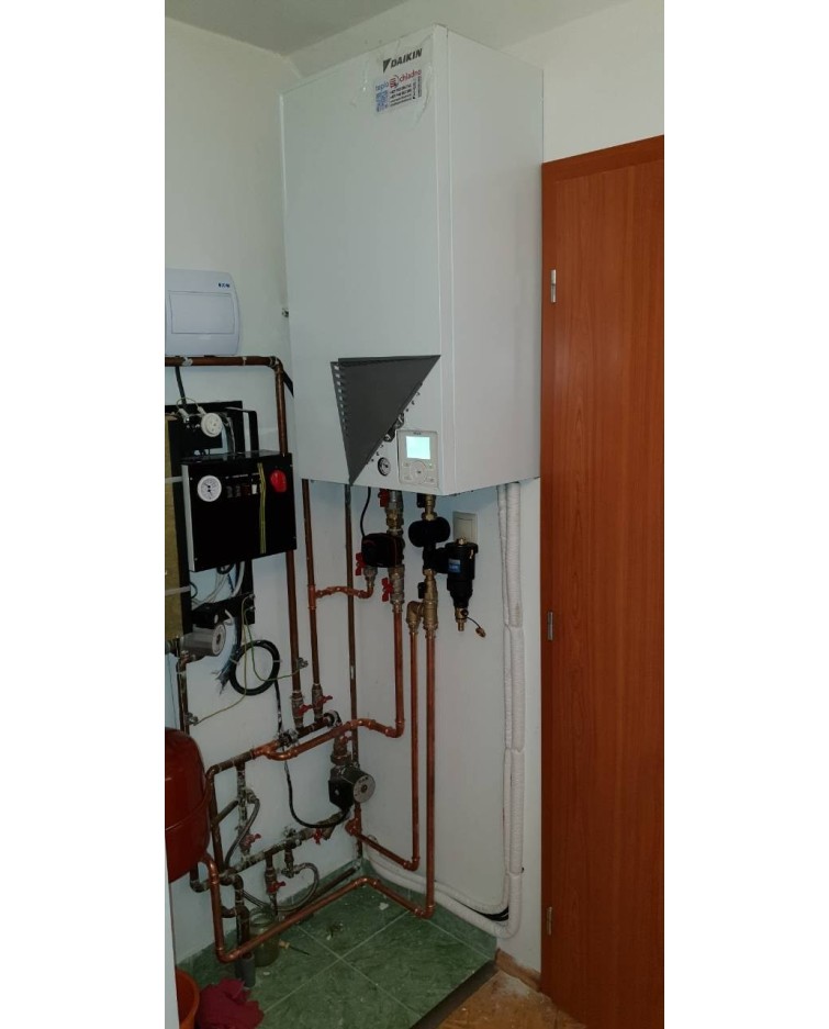 Realizácia tepelného čerpadla Daikin - Raková