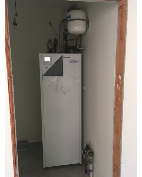 Realizácia tepelného čerpadla Daikin - Závodie