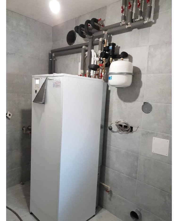 Realizácia tepelného čerpadla Daikin - Novoť