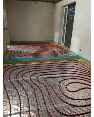 Realizácia podlahového vykurovania a tepelného čerpadla