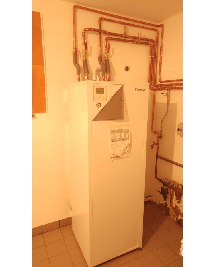 Inštalácia Tepelného čerpadla Daikin EHVX Bystrička (okres Martin)