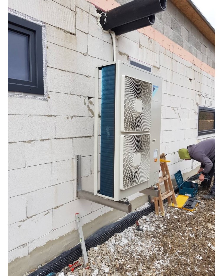 Inštalácia Tepelného čerpadla Daikin EHVX, Mojš, okres Žilina