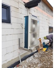 Inštalácia Tepelného čerpadla Daikin EHVX, Mojš, okres Žilina