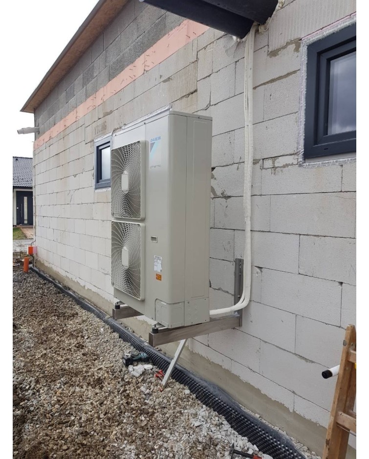 Inštalácia Tepelného čerpadla Daikin EHVX, Mojš, okres Žilina