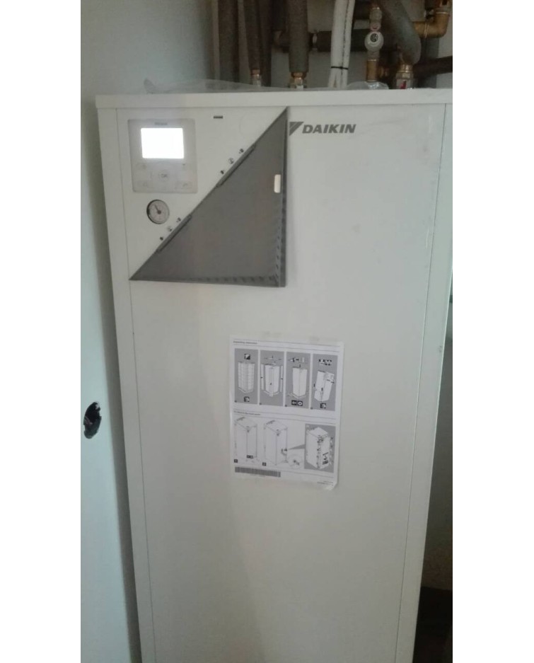 Inštalácia Tepelného čerpadla Daikin EHVX, Dlhé Pole, okres Žilina