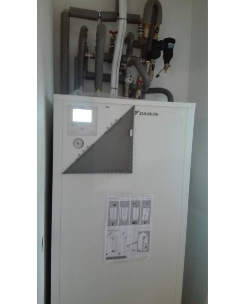 Inštalácia Tepelného čerpadla Daikin EHVX, Dlhé Pole, okres Žilina