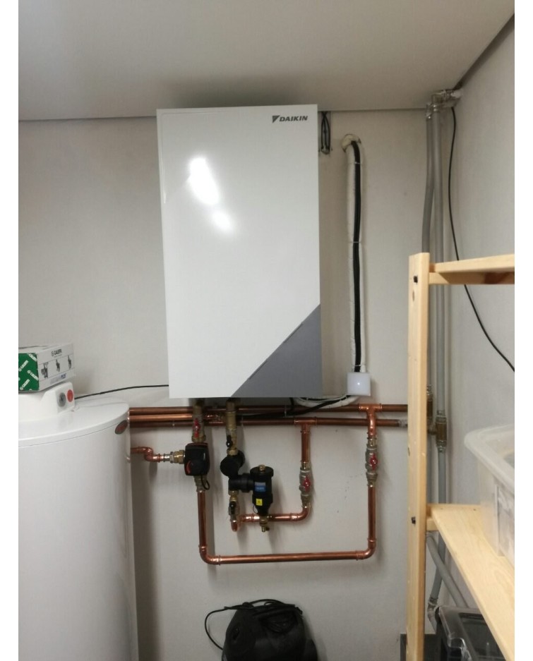 Inštalácia Tepelného čerpadla Daikin EHBX, Višňové, okres Žilina