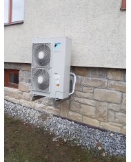 Inštalácia Nástenného tepelného čerpadla Daikin EHBX, Zuberec