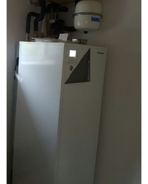 Inštalácia Tepelného čerpadla Daikin EHVX, Veľká Bytča