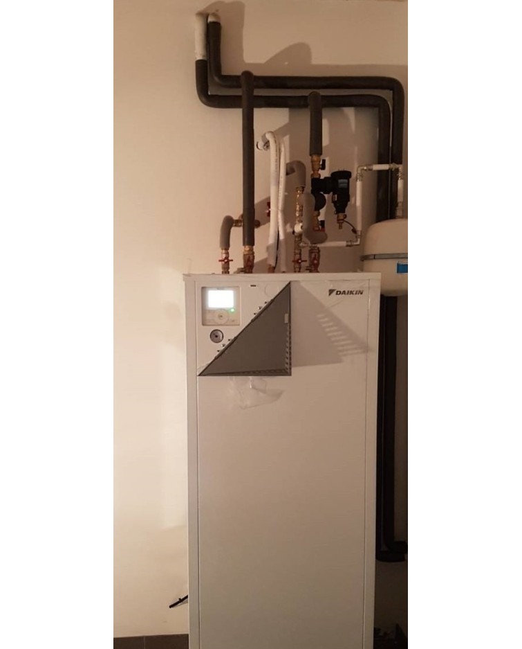 Inštalácia Tepelného čerpadla Daikin EHVX, Višňové - okres Žilina