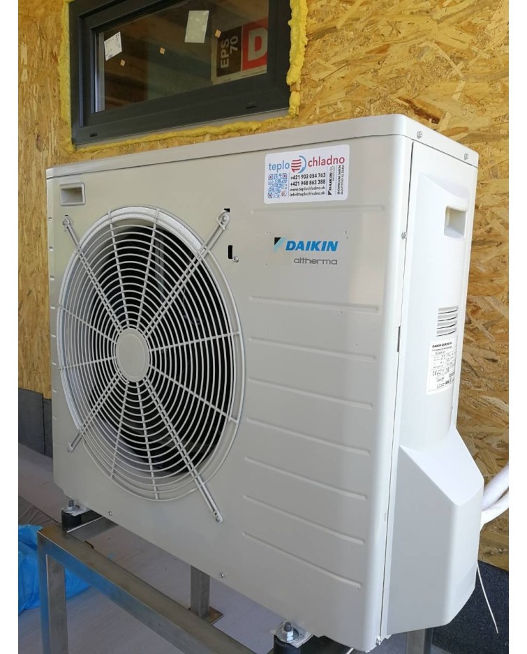 Inštalácia Tepelného čerpadla Daikin EHVX, Nededza