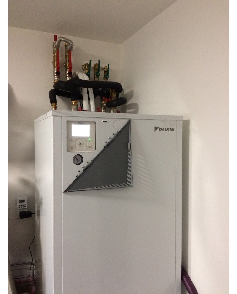 Inštalácia Tepelného čerpadla Daikin EHVX, Korňa - Okres Čadca