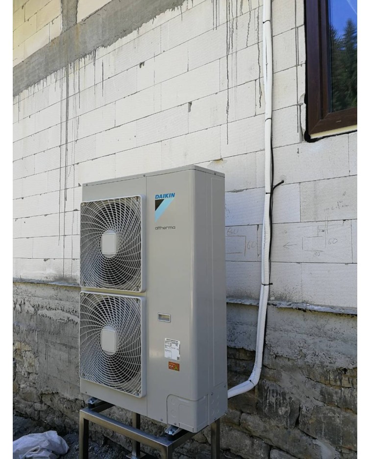 Inštalácia Tepelného čerpadla Daikin EHVX, Korňa - Okres Čadca