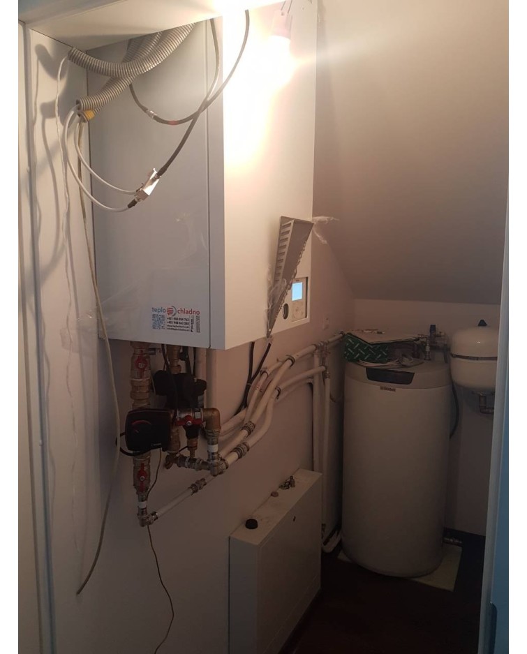 Inštalácia Tepelného čerpadla Daikin EHBX, Košťany nad Turcom
