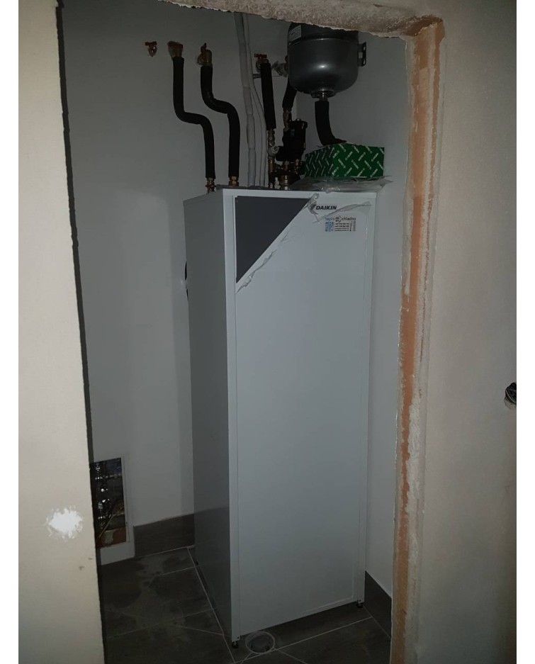 Inštalácia Tepelného čerpadla Daikin EHVX, Bratislava