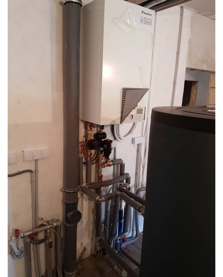 Inštalácia tepelného čerpadla Daikin EHBX, Krasňany - Okres Žilina
