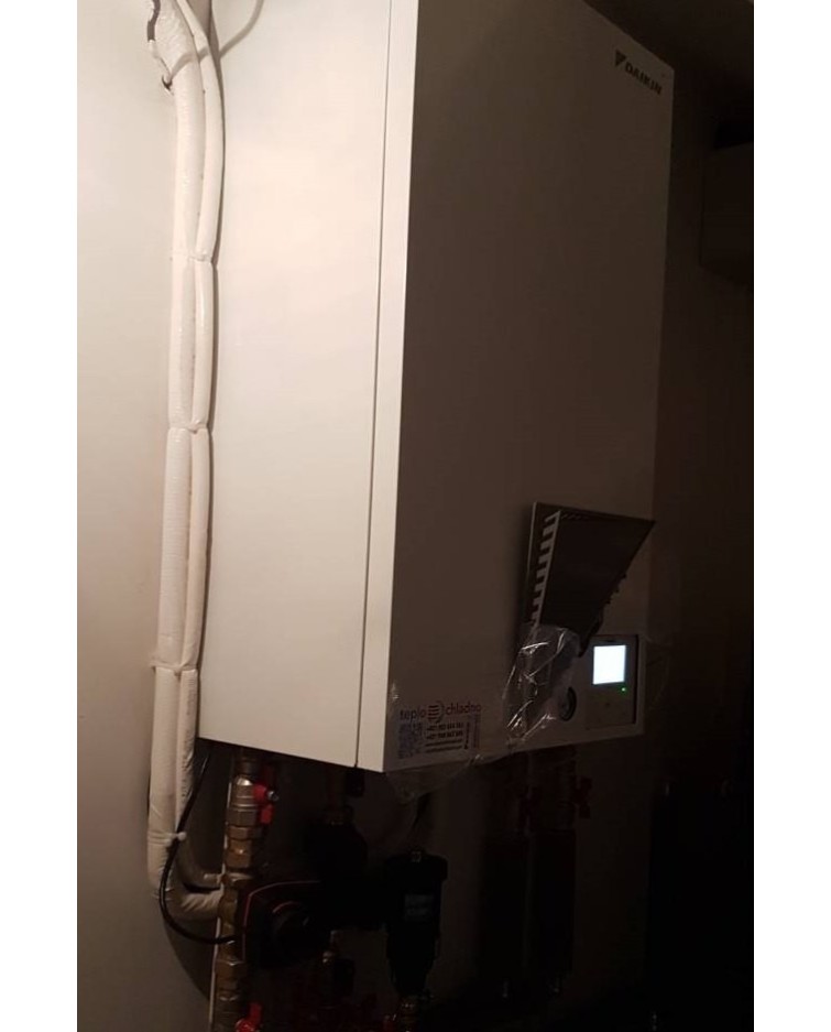 Inštalácia tepelného čerpadla Daikin EHBX, Jasenica - Okres Považská Bystrica
