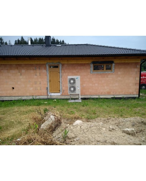 Inštalácia tepelného čerpadla Daikin EHBX, Jasenica - Okres Považská Bystrica