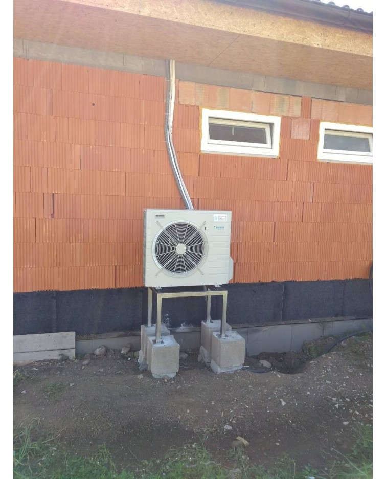 Inštalácia tepelného čerpadla Daikin EHVX, Záblatie - Okres Trenčín