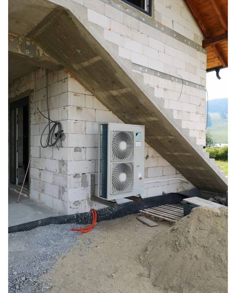 Inštalácia tepelného čerpadla Daikin EHVX, Zuberec - Okres Tvrdošín