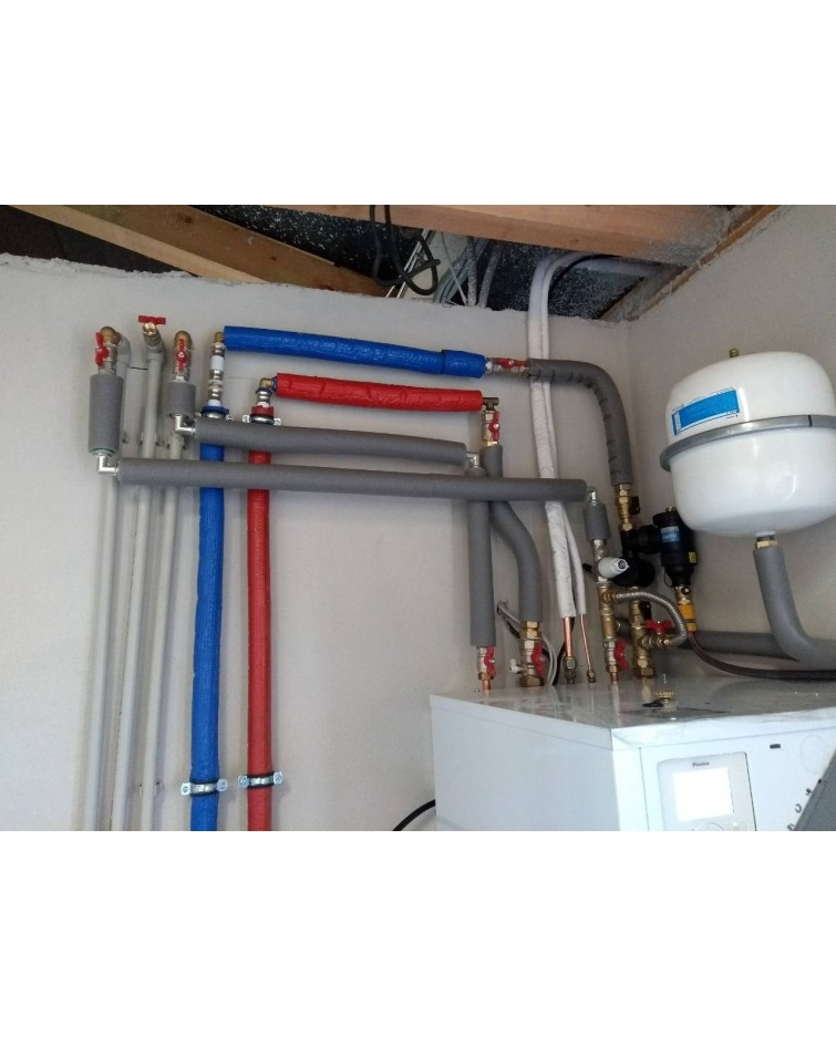 Inštalácia tepelného čerpadla Daikin EHVX, Budatínka Lehota