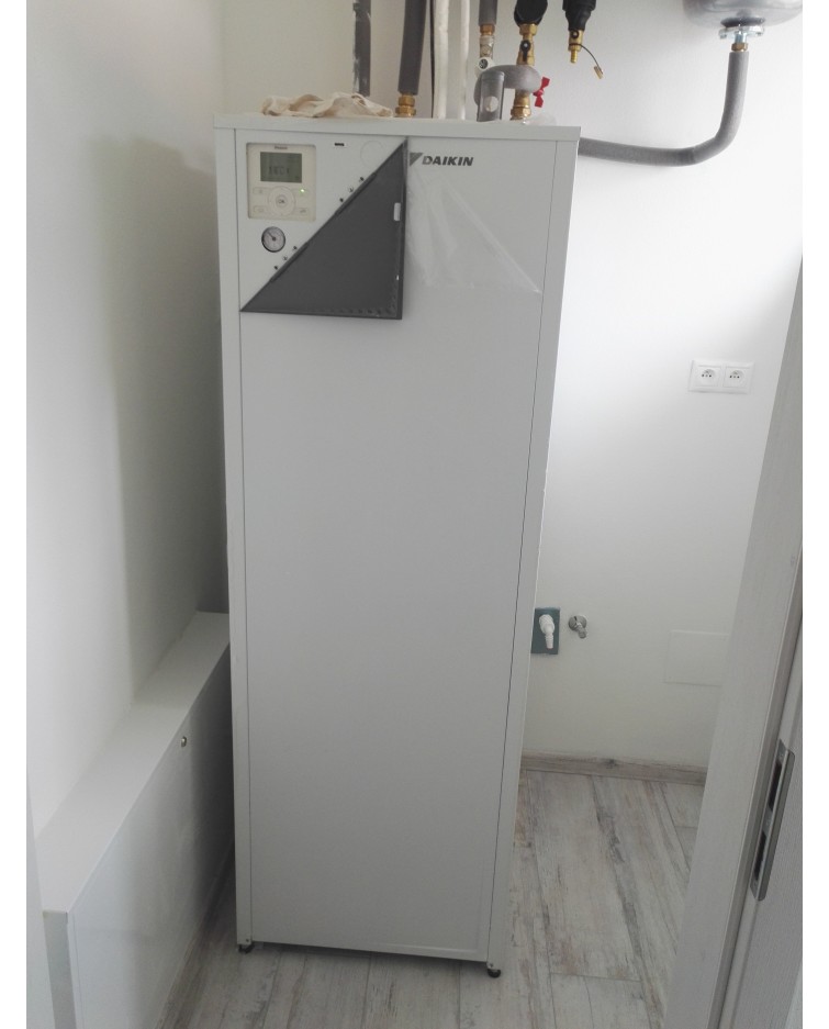 Inštalácia tepelného čerpadla Daikin EHVX, Štitáre - Okres Nitra