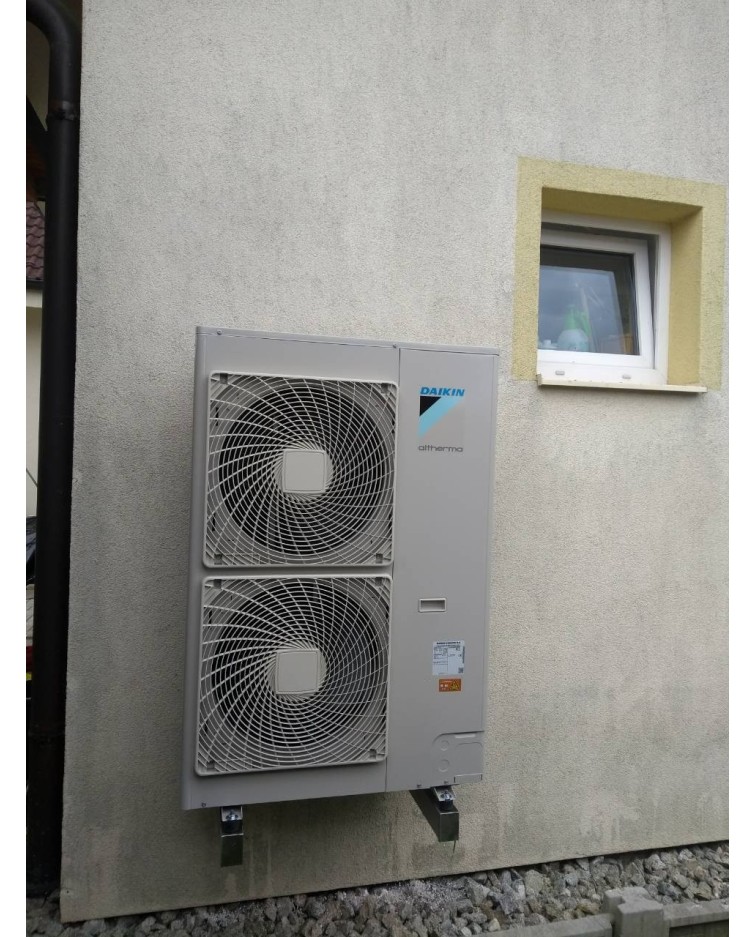 Inštalácia tepelného čerpadla Daikin EHBH, Necpaly - Okres Martin