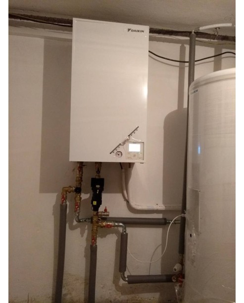 Inštalácia tepelného čerpadla Daikin EHBX, Bitarová - Okres Žilina