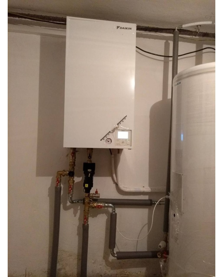Inštalácia tepelného čerpadla Daikin EHBX, Bitarová - Okres Žilina