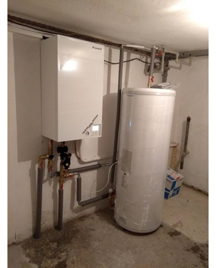Inštalácia tepelného čerpadla Daikin EHBX, Bitarová - Okres Žilina
