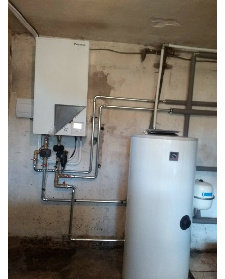 Inštalácia tepelného čerpadla Daikin EHBH, Raková - Okres Čadca