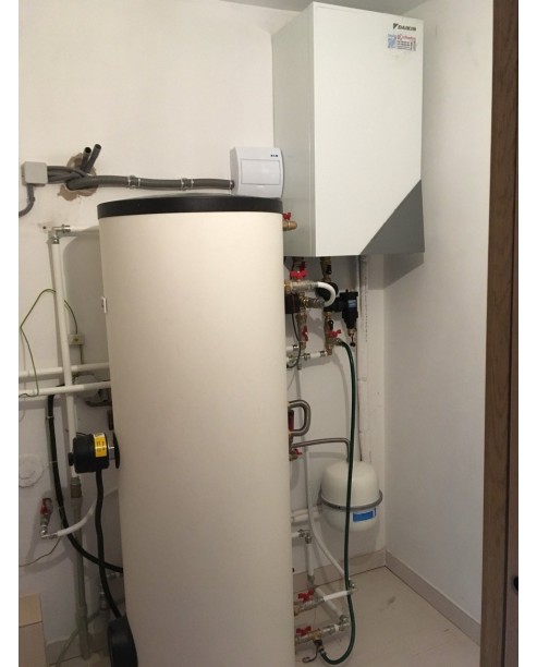 Inštalácia tepelného čerpadla Daikin EHBX, Záborie - Okres Martin