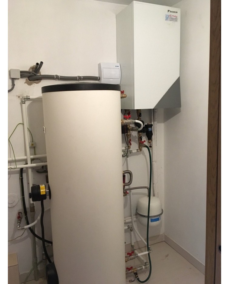 Inštalácia tepelného čerpadla Daikin EHBX, Záborie - Okres Martin
