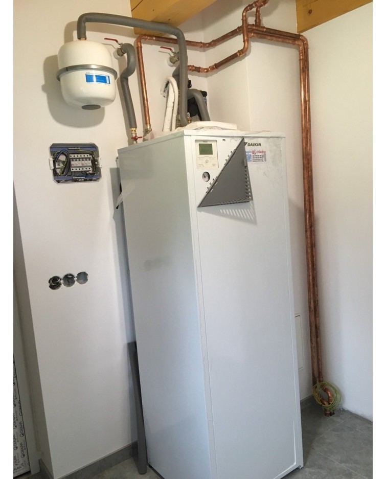 Inštalácia tepelného čerpadla Daikin EHVX, Zákamenné - Okres Námestovo