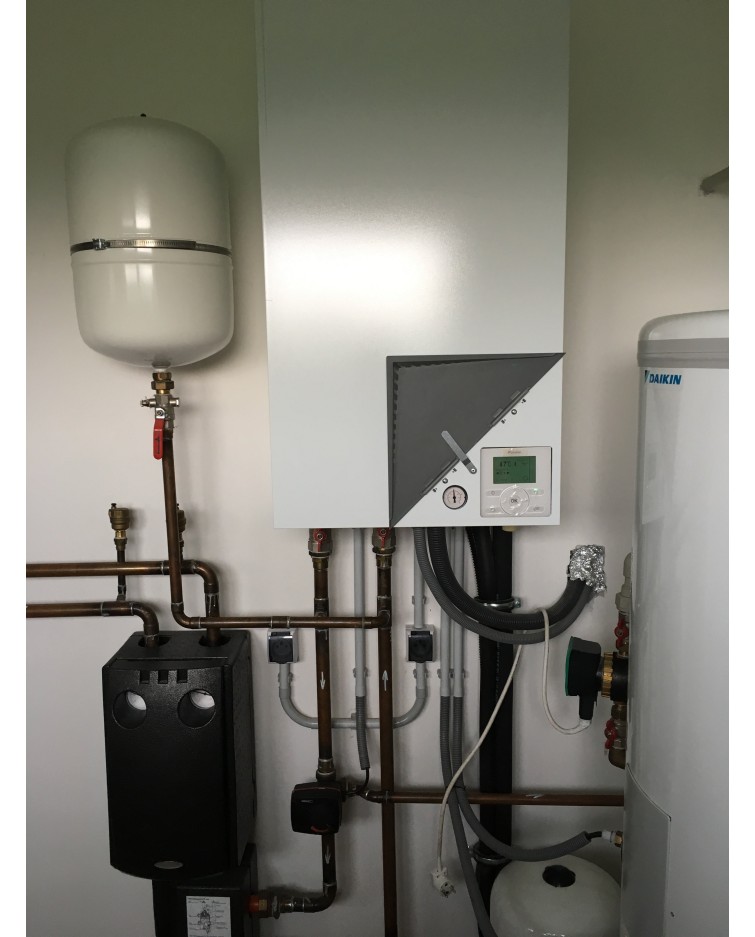 Inštalácia tepelného čerpadla Daikin EHBX, Komárno