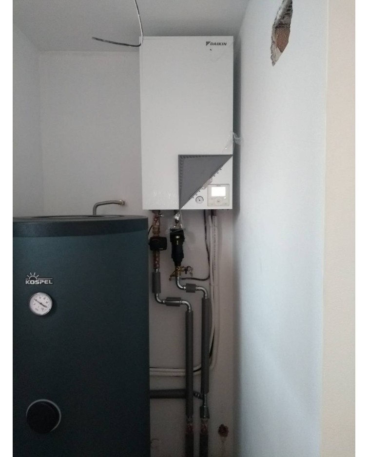 Inštalácia Nástenného tepelného čerpadla Daikin EHBX, Turie - Okres Žilina