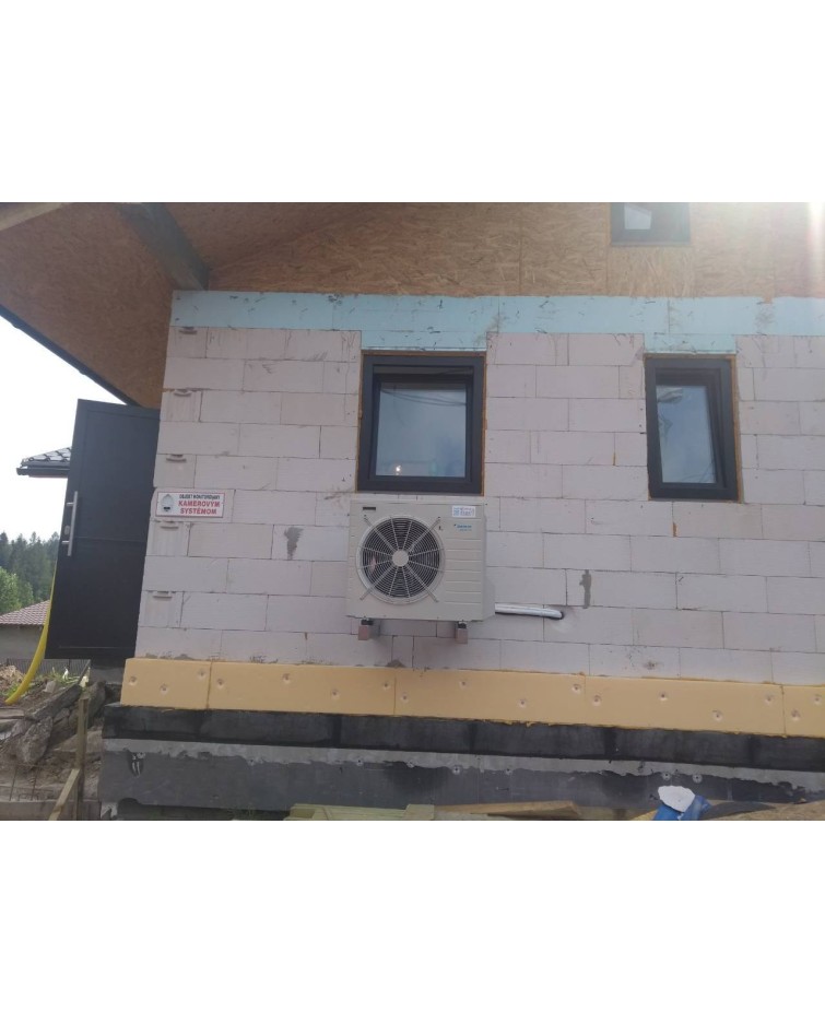 Inštalácia Nástenného tepelného čerpadla Daikin EHBX, Radôstka - Okres Čadca