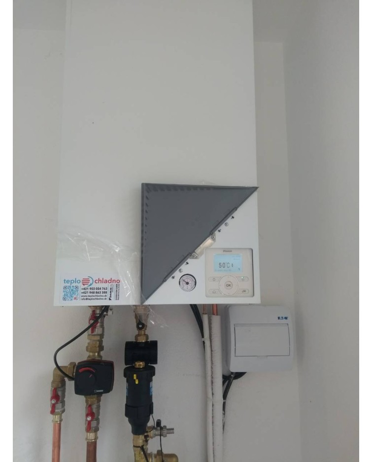 Inštalácia Nástenného tepelného čerpadla Daikin EHBX, Radôstka - Okres Čadca