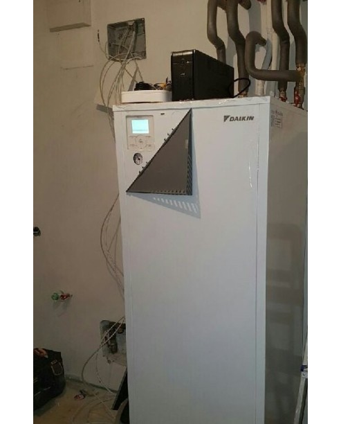 Inštalácia tepelného čerpadla Daikin EHVX, Závodie - okres Žilina